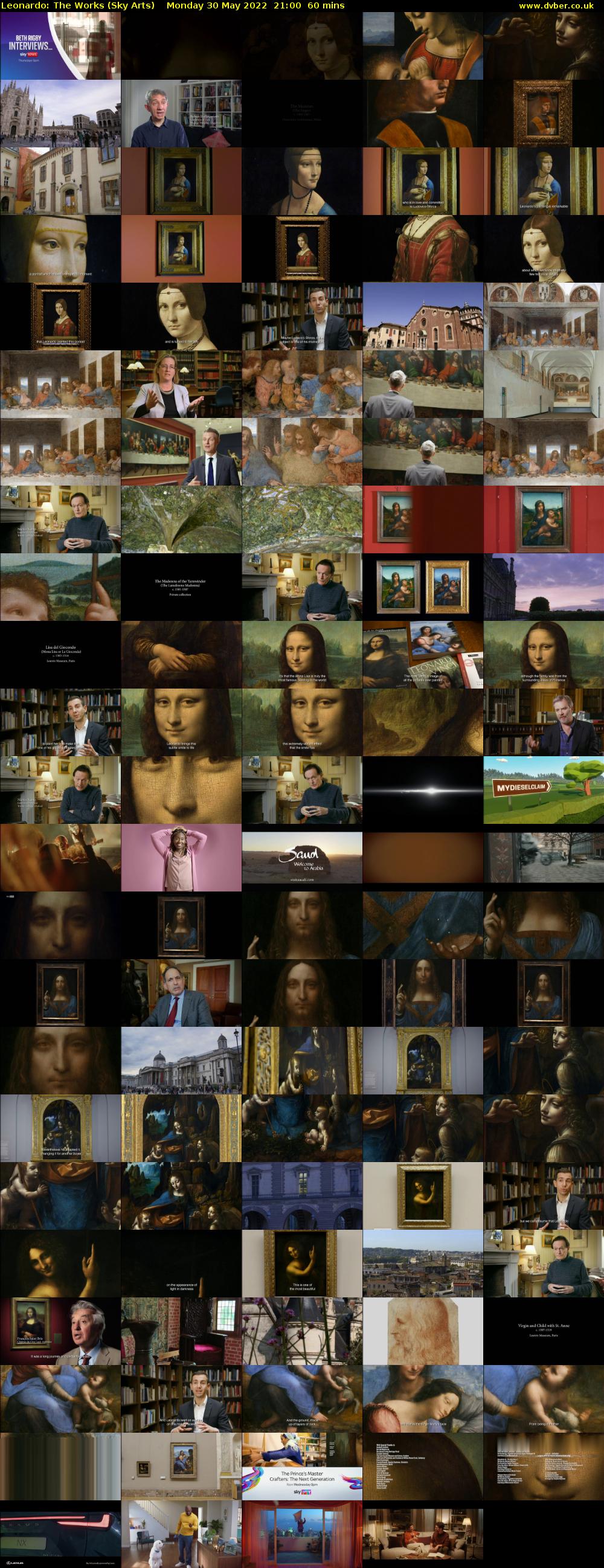 Leonardo: The Works (Sky Arts) Monday 30 May 2022 21:00 - 22:00