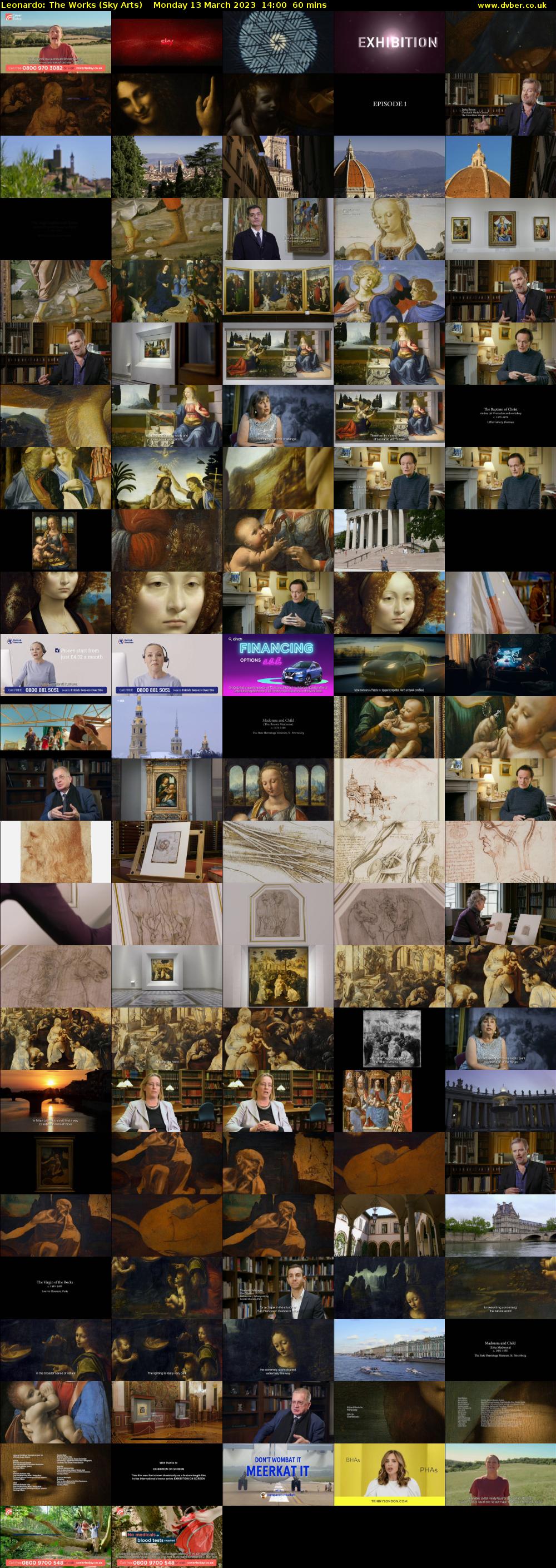 Leonardo: The Works (Sky Arts) Monday 13 March 2023 14:00 - 15:00