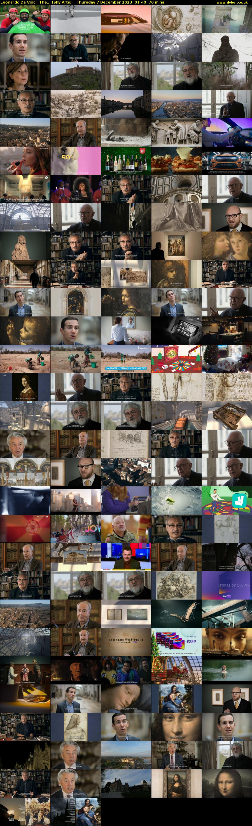 Leonardo Da Vinci: The... (Sky Arts) Thursday 7 December 2023 01:40 - 02:50