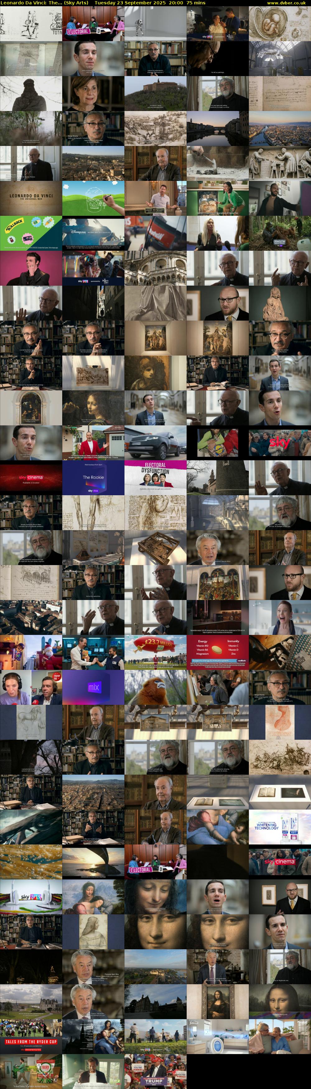 Leonardo Da Vinci: The... (Sky Arts) Tuesday 23 September 2025 20:00 - 21:15