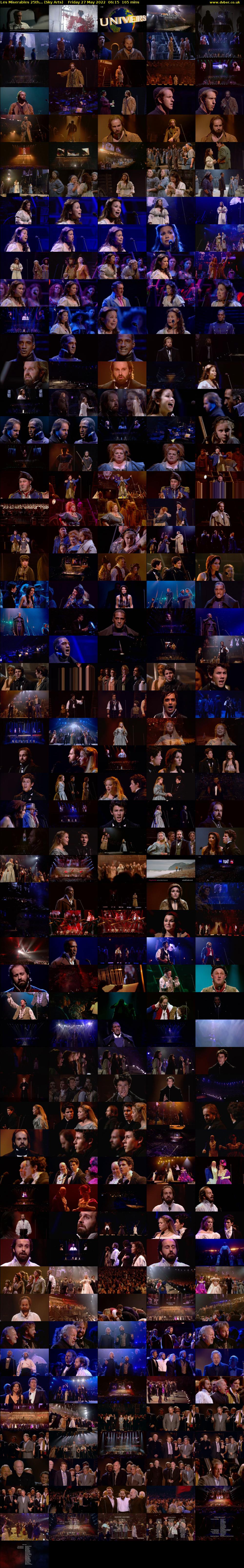 Les Miserables 25th... (Sky Arts) Friday 27 May 2022 06:15 - 09:00