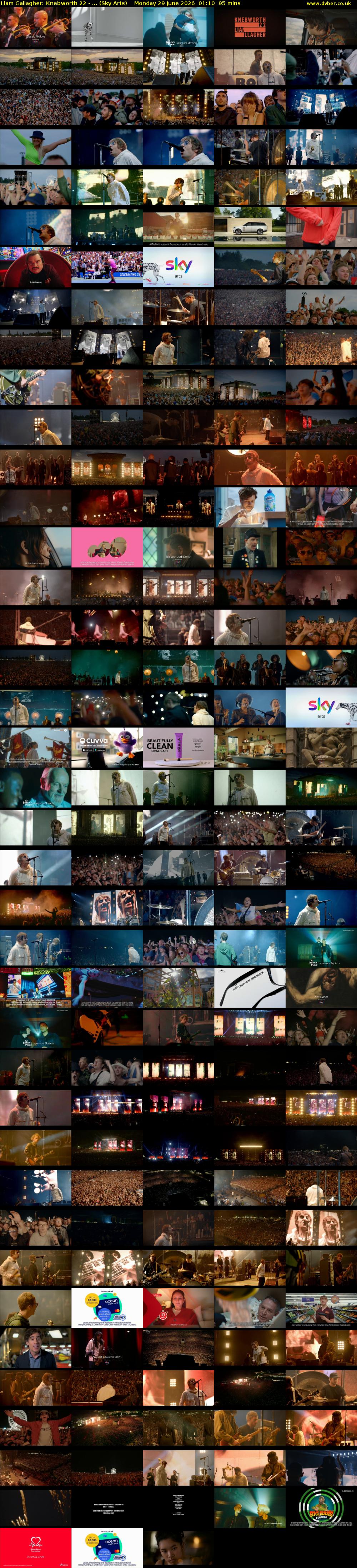 Liam Gallagher: Knebworth 22 - ... (Sky Arts) Monday 29 June 2026 01:10 - 02:45
