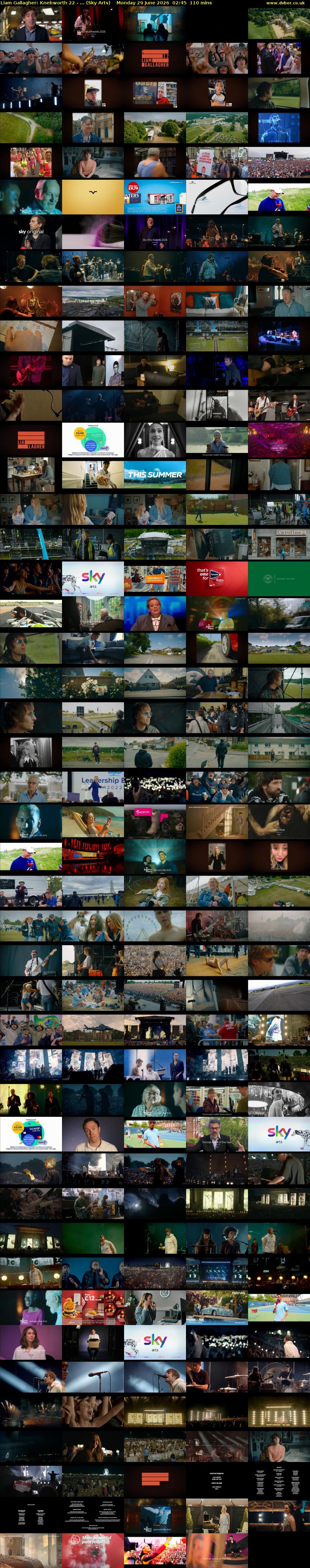 Liam Gallagher: Knebworth 22 - ... (Sky Arts) Monday 29 June 2026 02:45 - 04:35