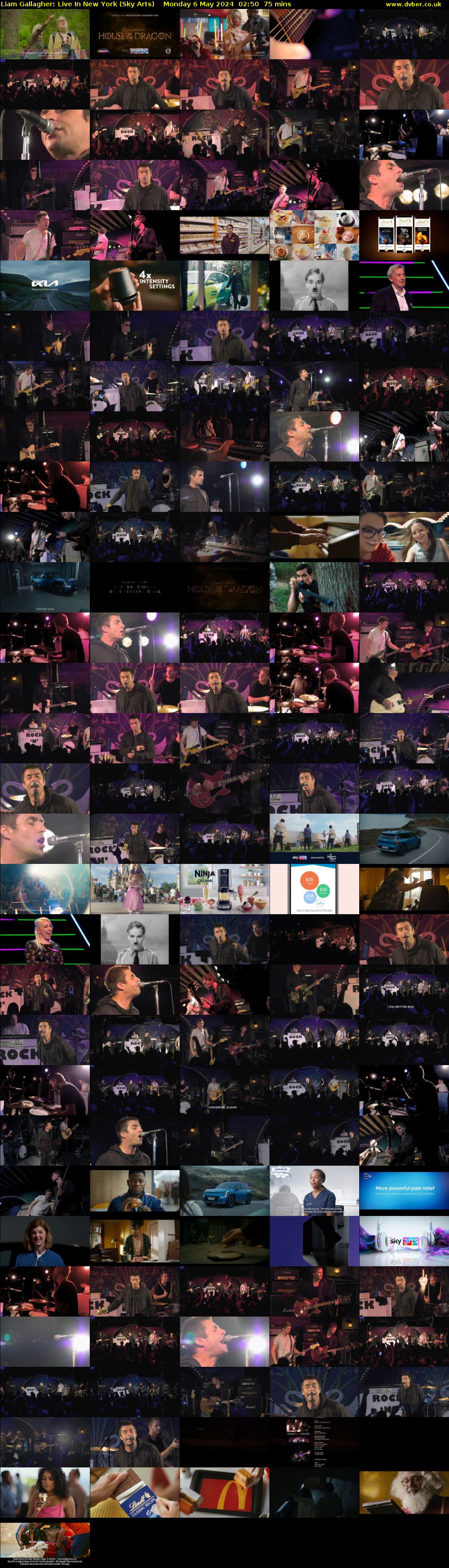 Liam Gallagher: Live In New York (Sky Arts) Monday 6 May 2024 02:50 - 04:05