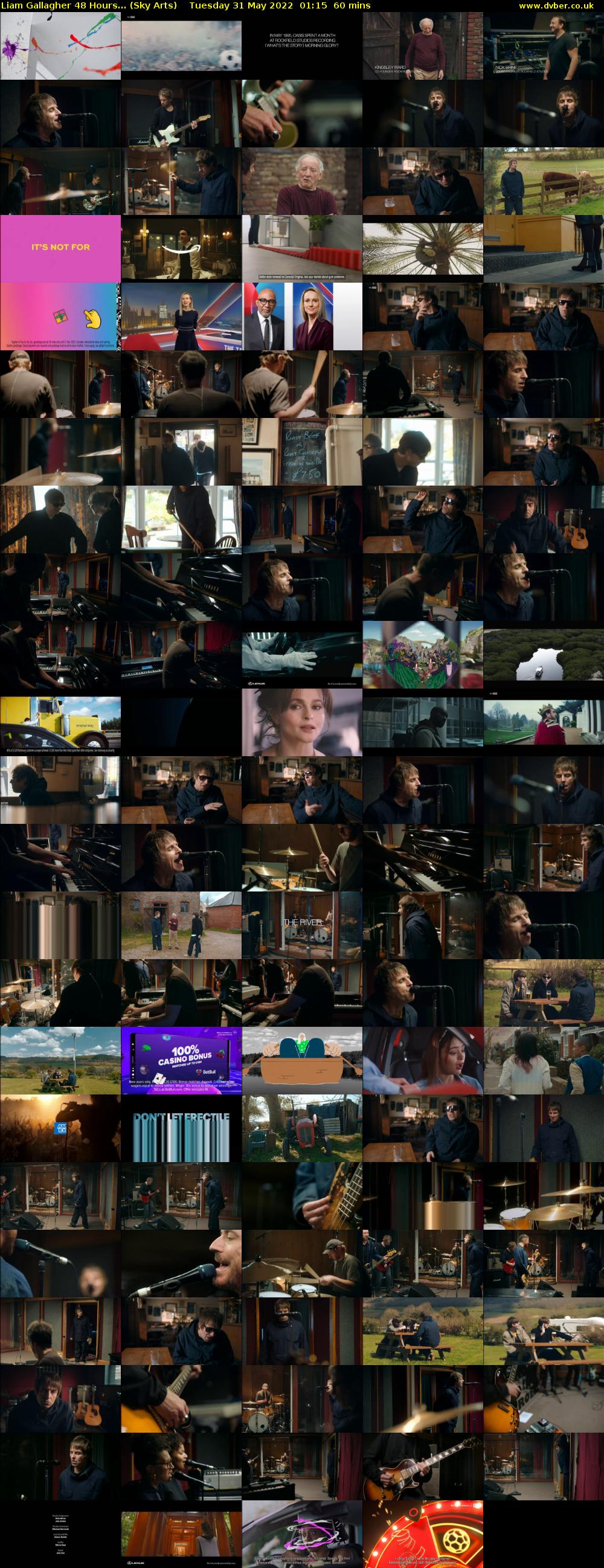 Liam Gallagher 48 Hours... (Sky Arts) Tuesday 31 May 2022 01:15 - 02:15