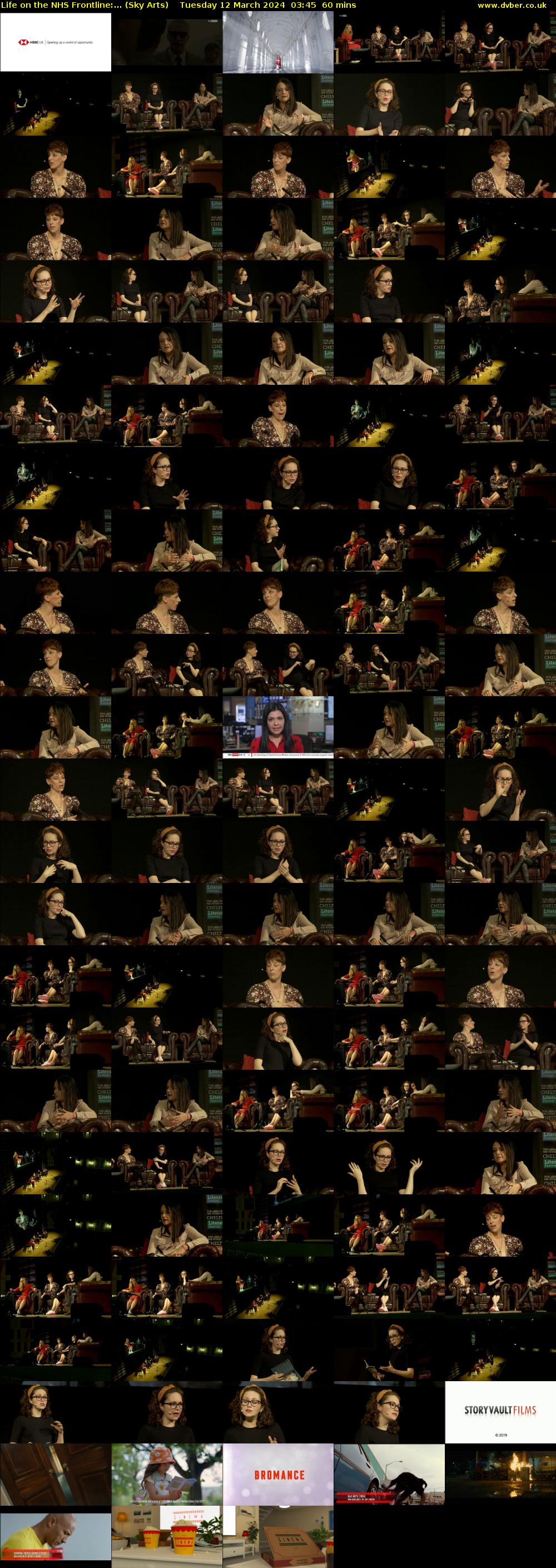 Life on the NHS Frontline:... (Sky Arts) Tuesday 12 March 2024 03:45 - 04:45