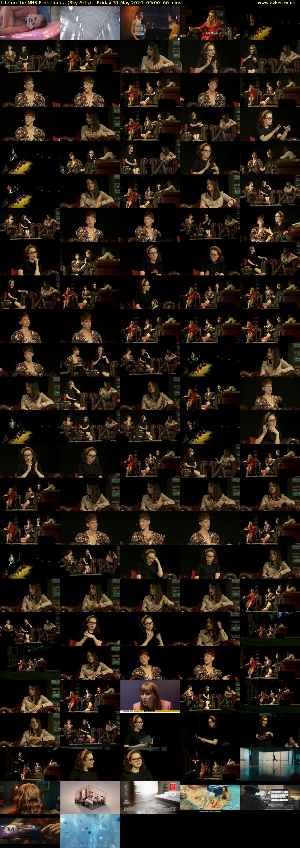 Life on the NHS Frontline:... (Sky Arts) Friday 31 May 2024 04:00 - 05:00