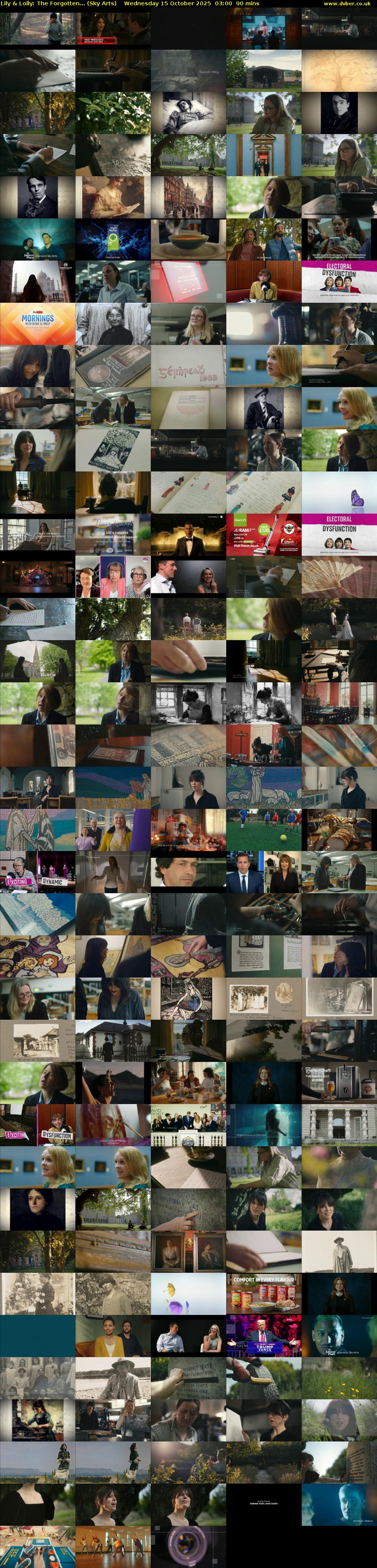 Lily & Lolly: The Forgotten... (Sky Arts) Wednesday 15 October 2025 03:00 - 04:30