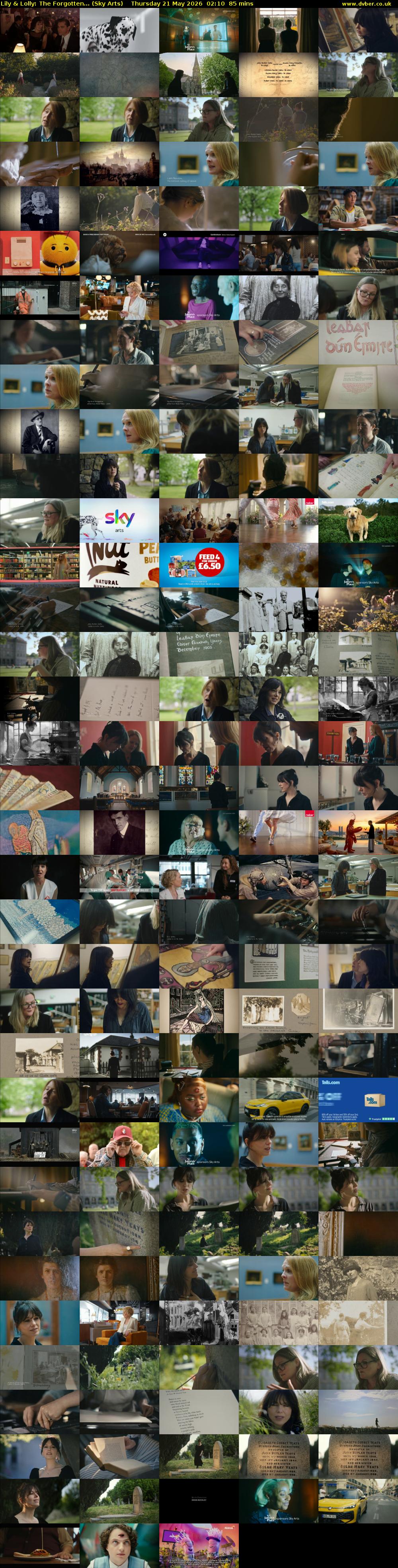 Lily & Lolly: The Forgotten... (Sky Arts) Thursday 21 May 2026 02:10 - 03:35