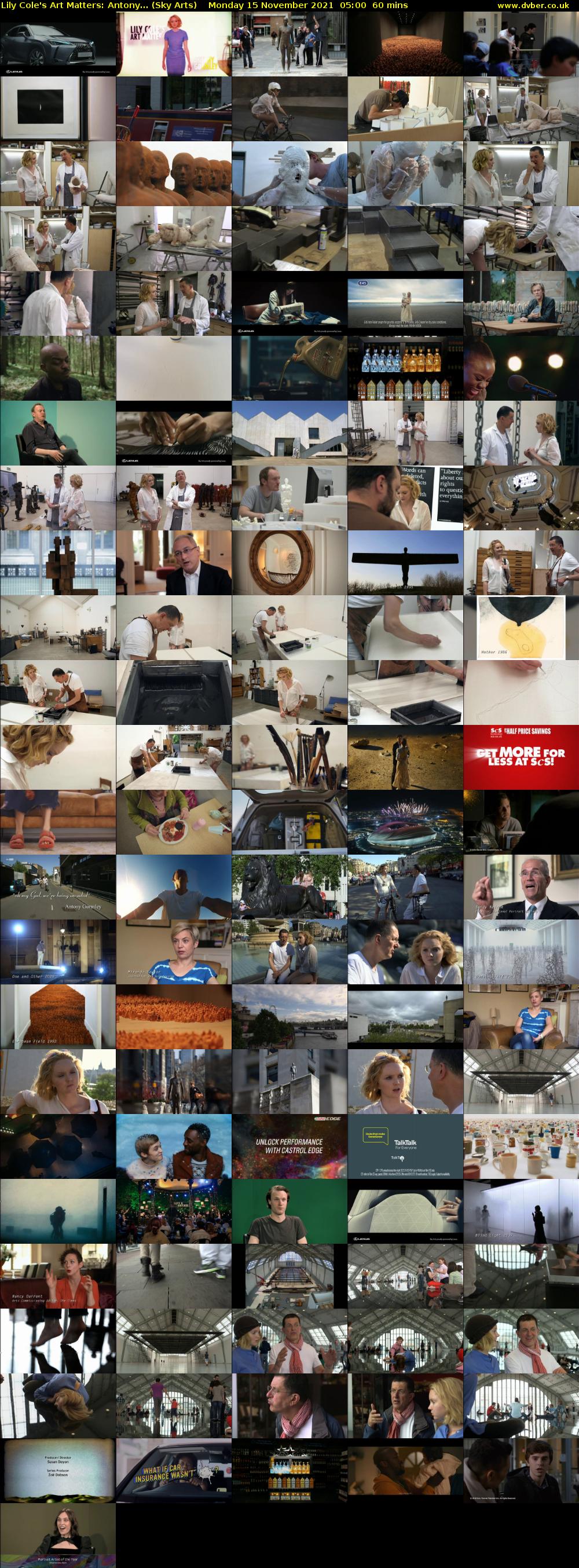 Lily Cole's Art Matters: Antony... (Sky Arts) Monday 15 November 2021 05:00 - 06:00