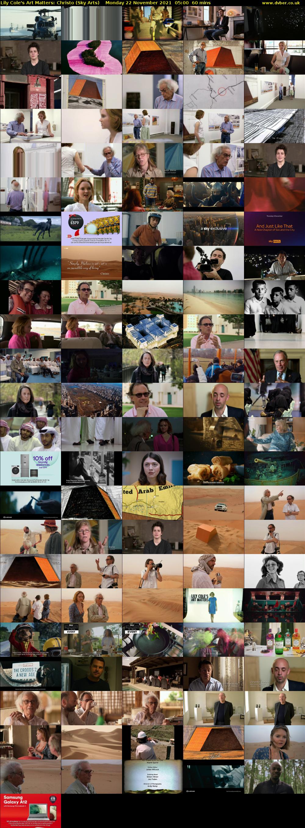 Lily Cole's Art Matters: Christo (Sky Arts) Monday 22 November 2021 05:00 - 06:00