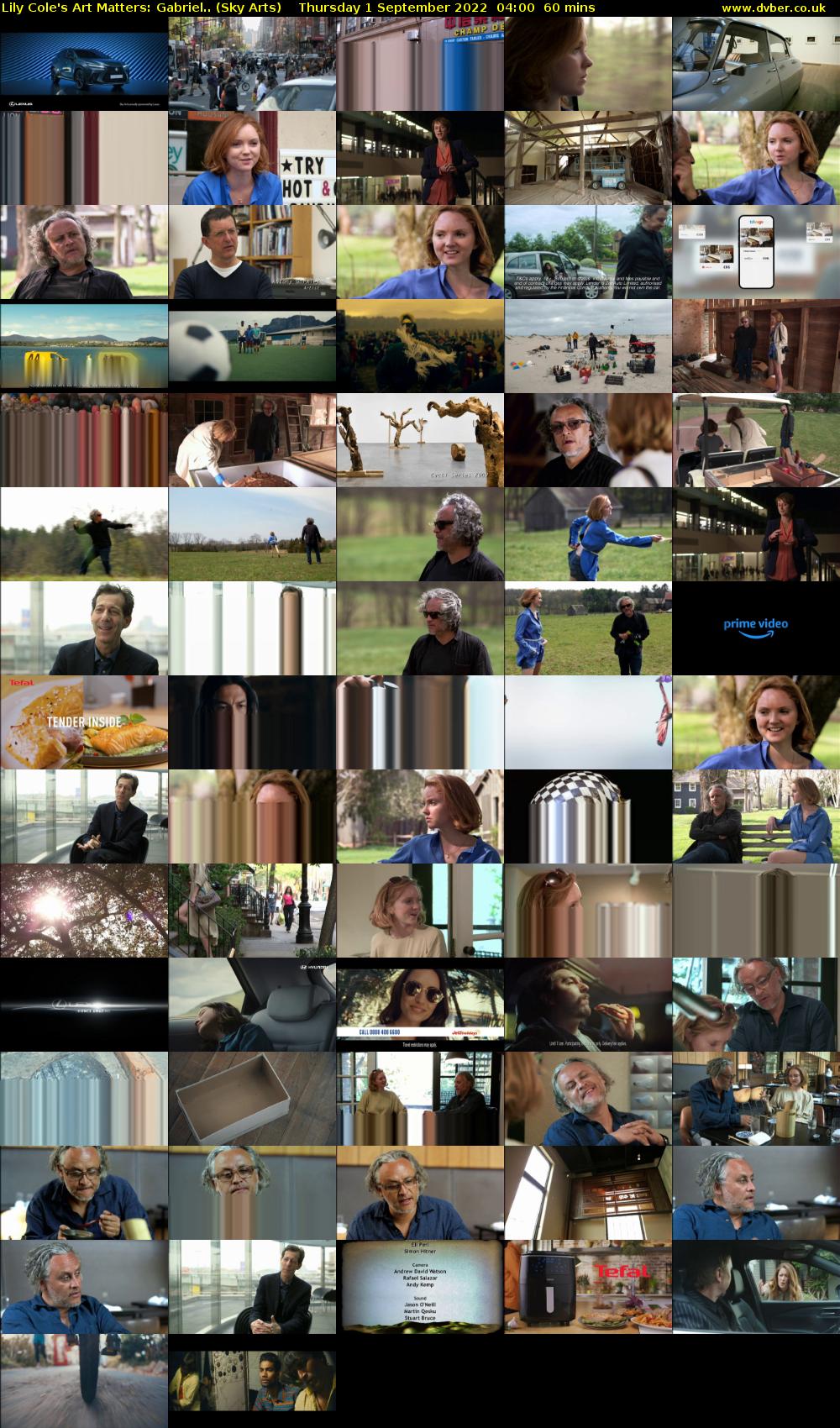 Lily Cole's Art Matters: Gabriel.. (Sky Arts) Thursday 1 September 2022 04:00 - 05:00