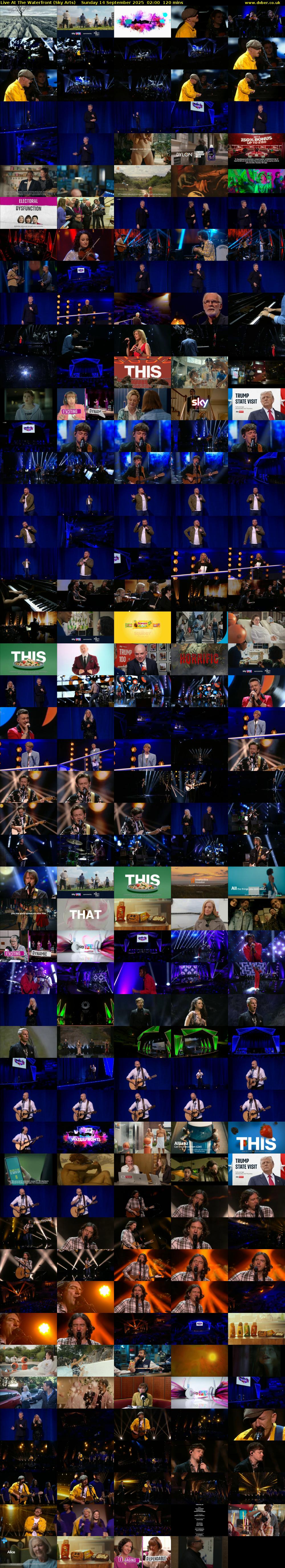 Live At The Waterfront (Sky Arts) Sunday 14 September 2025 02:00 - 04:00