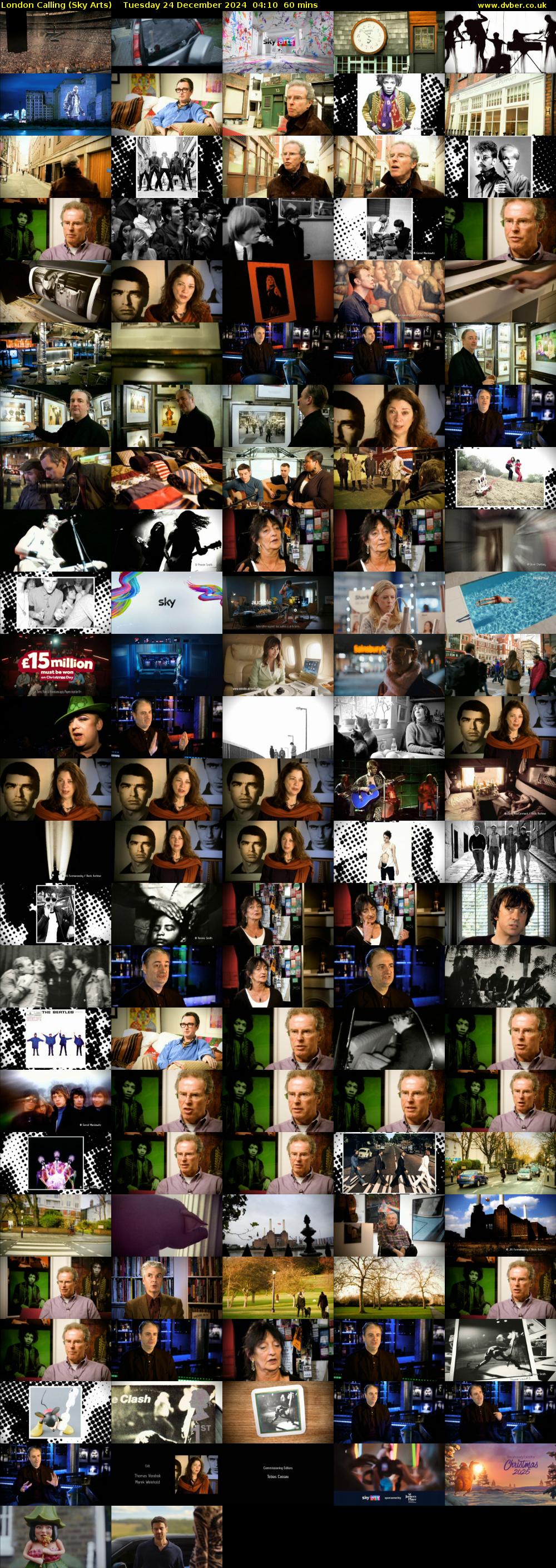 London Calling (Sky Arts) Tuesday 24 December 2024 04:10 - 05:10