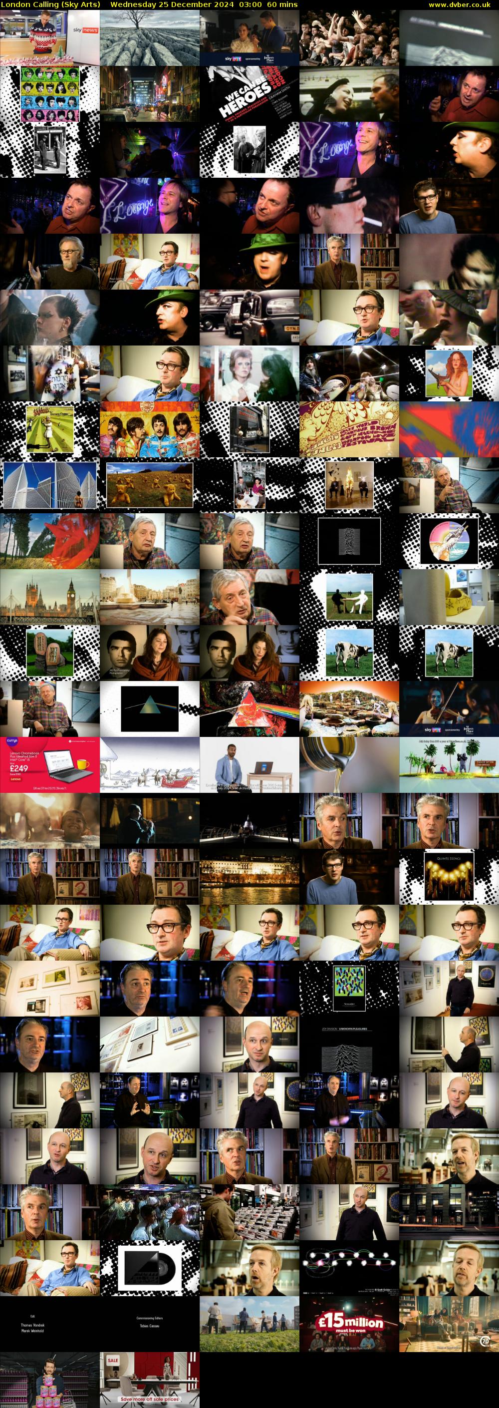 London Calling (Sky Arts) Wednesday 25 December 2024 03:00 - 04:00