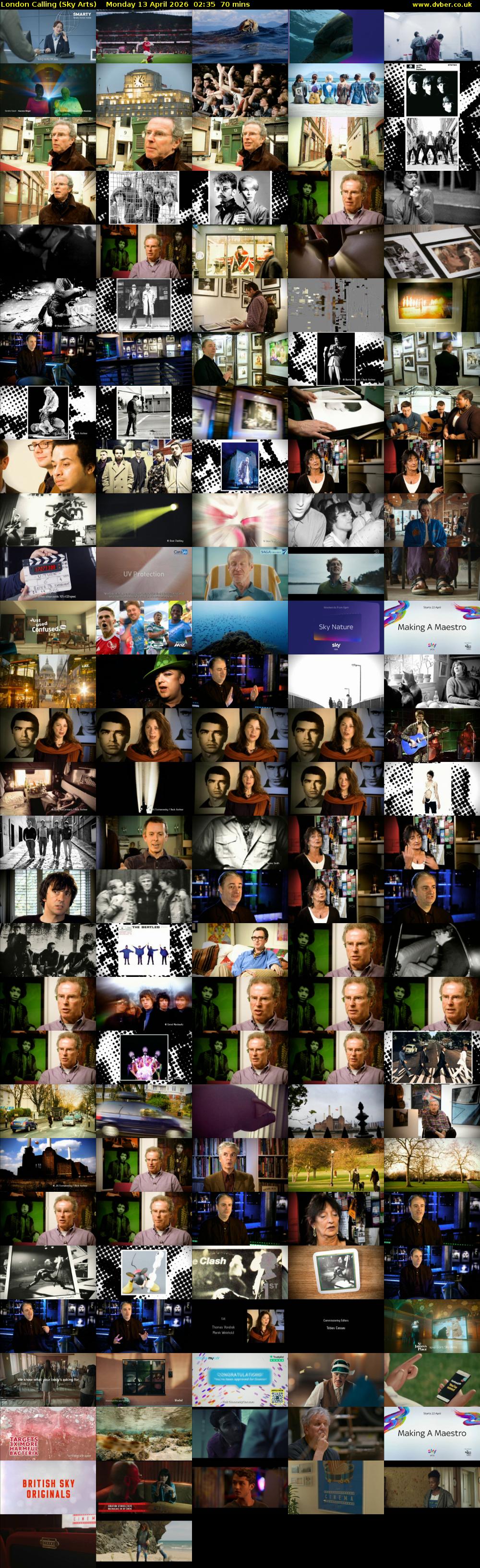 London Calling (Sky Arts) Monday 13 April 2026 02:35 - 03:45