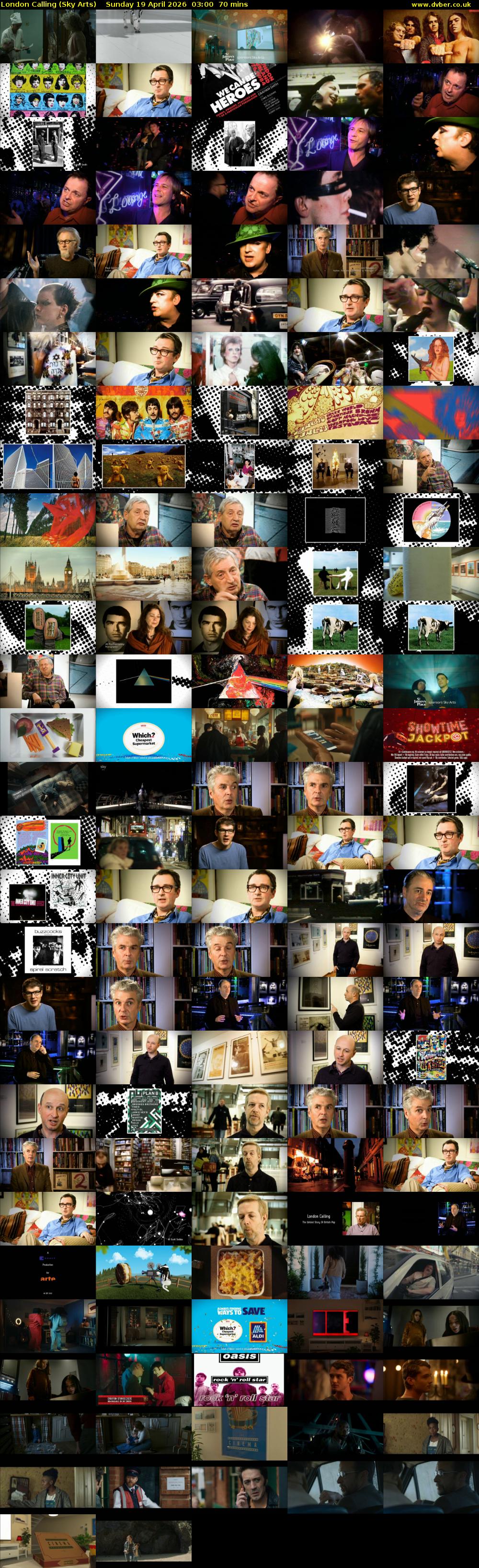 London Calling (Sky Arts) Sunday 19 April 2026 03:00 - 04:10