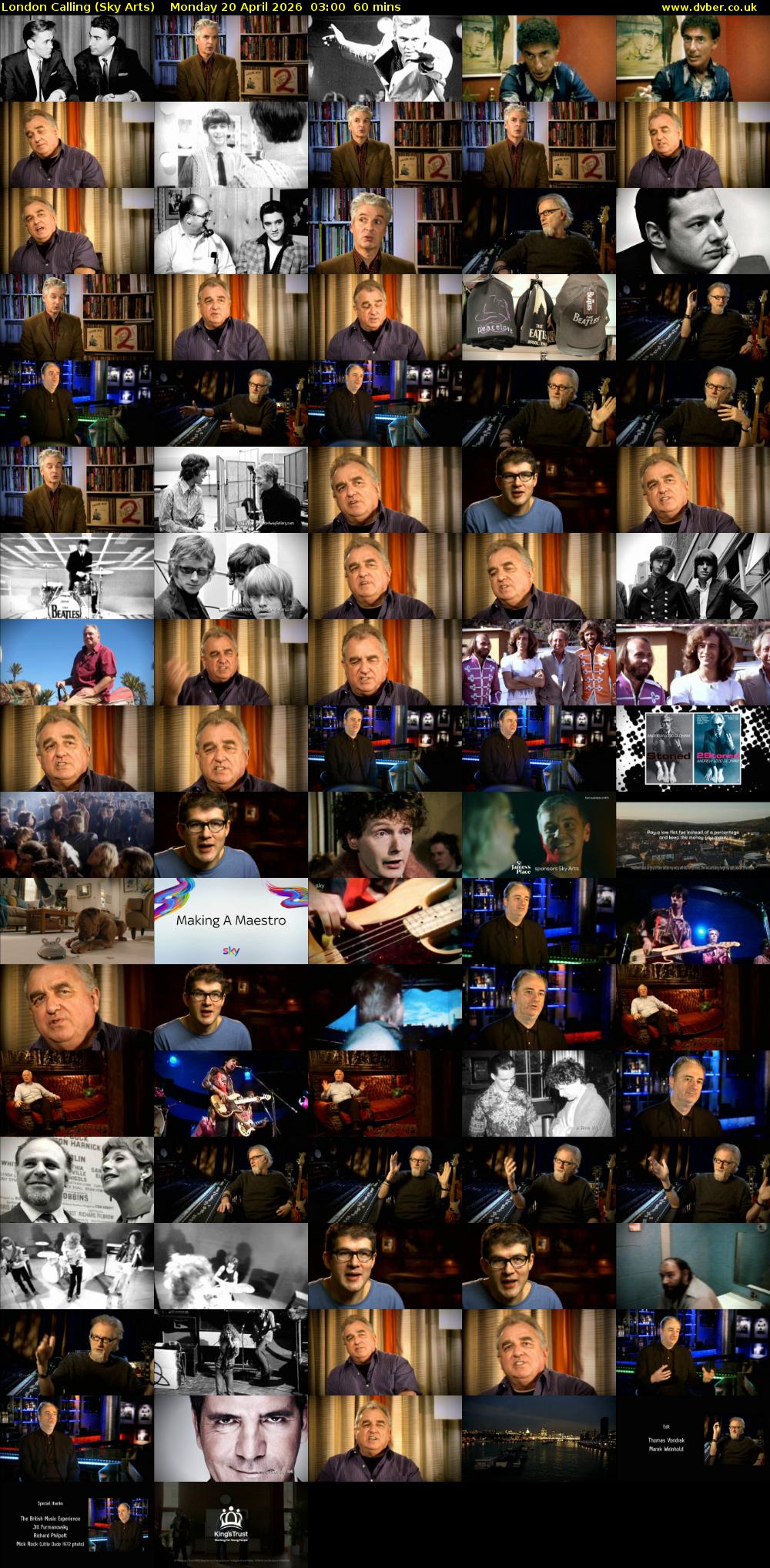 London Calling (Sky Arts) Monday 20 April 2026 03:00 - 04:00