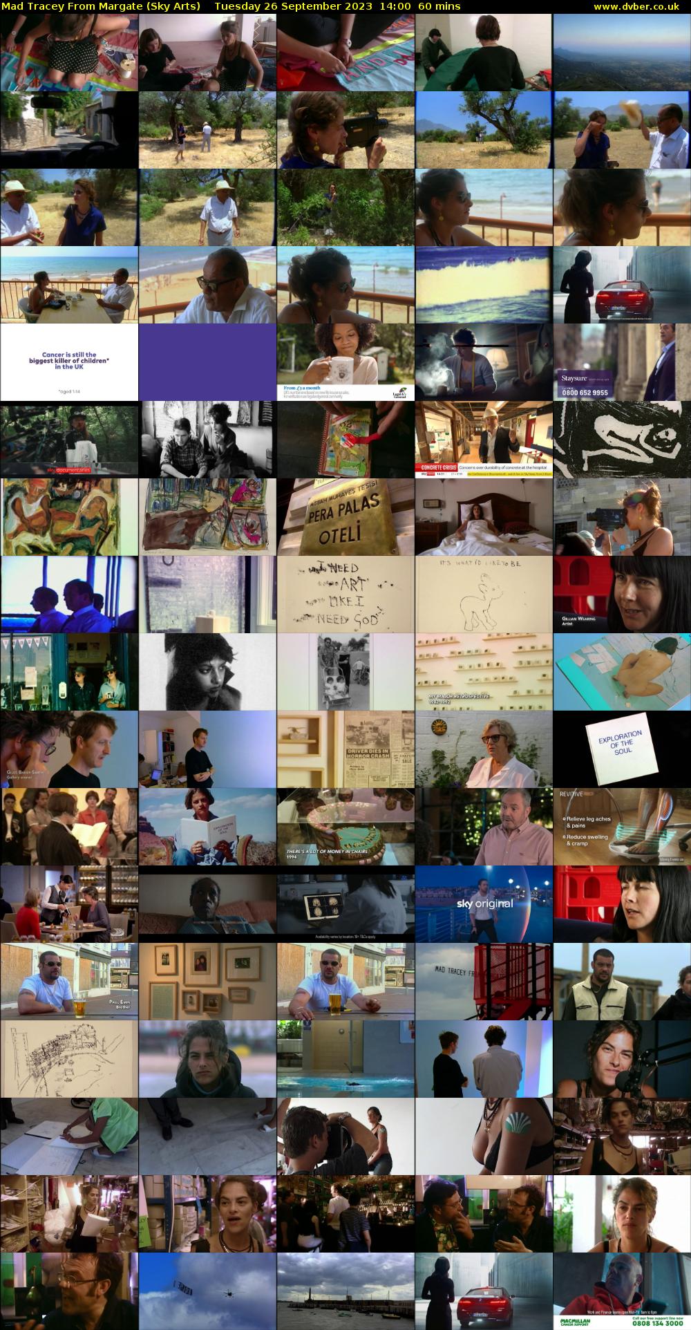 Mad Tracey From Margate (Sky Arts) Tuesday 26 September 2023 14:00 - 15:00