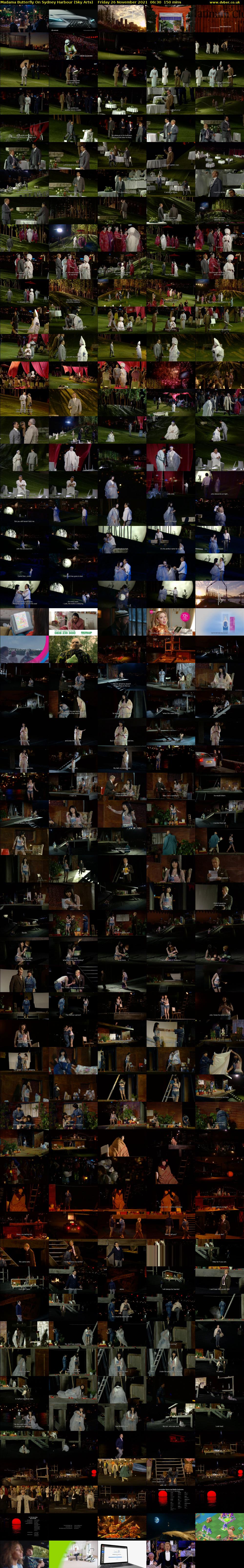 Madama Butterfly On Sydney Harbour (Sky Arts) Friday 26 November 2021 06:30 - 09:00