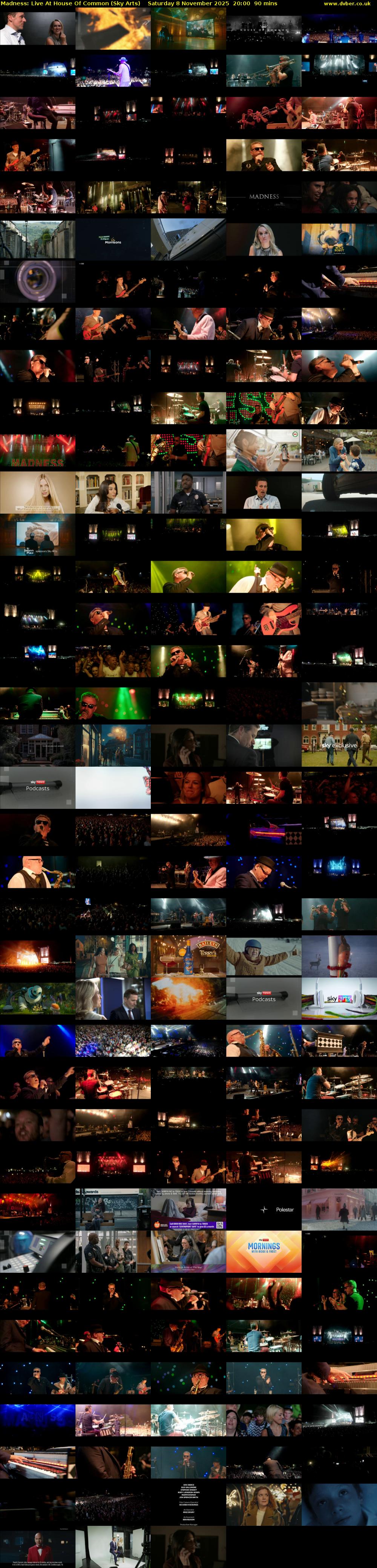 Madness: Live At House Of Common (Sky Arts) Saturday 8 November 2025 20:00 - 21:30