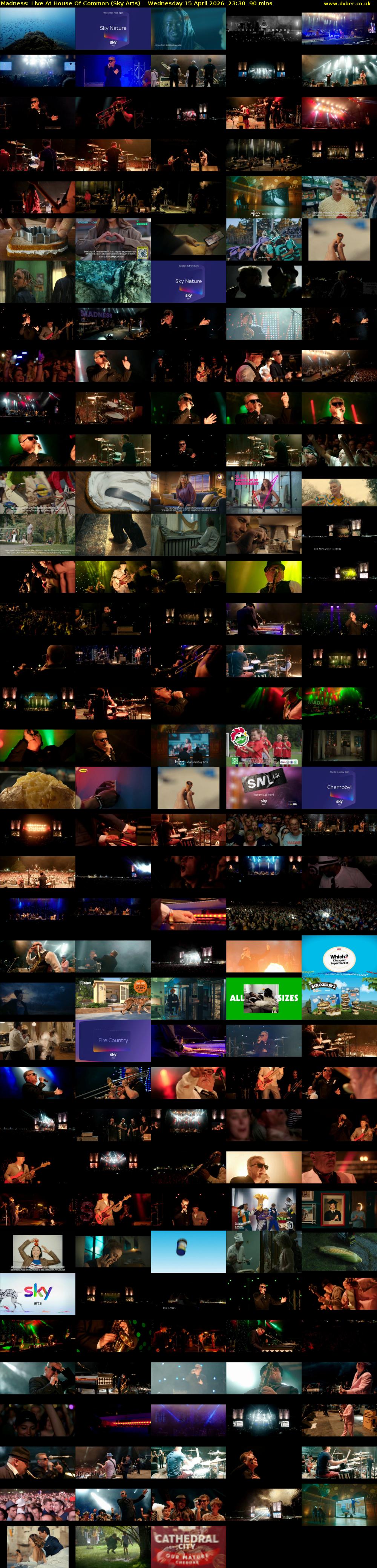 Madness: Live At House Of Common (Sky Arts) Wednesday 15 April 2026 23:30 - 01:00