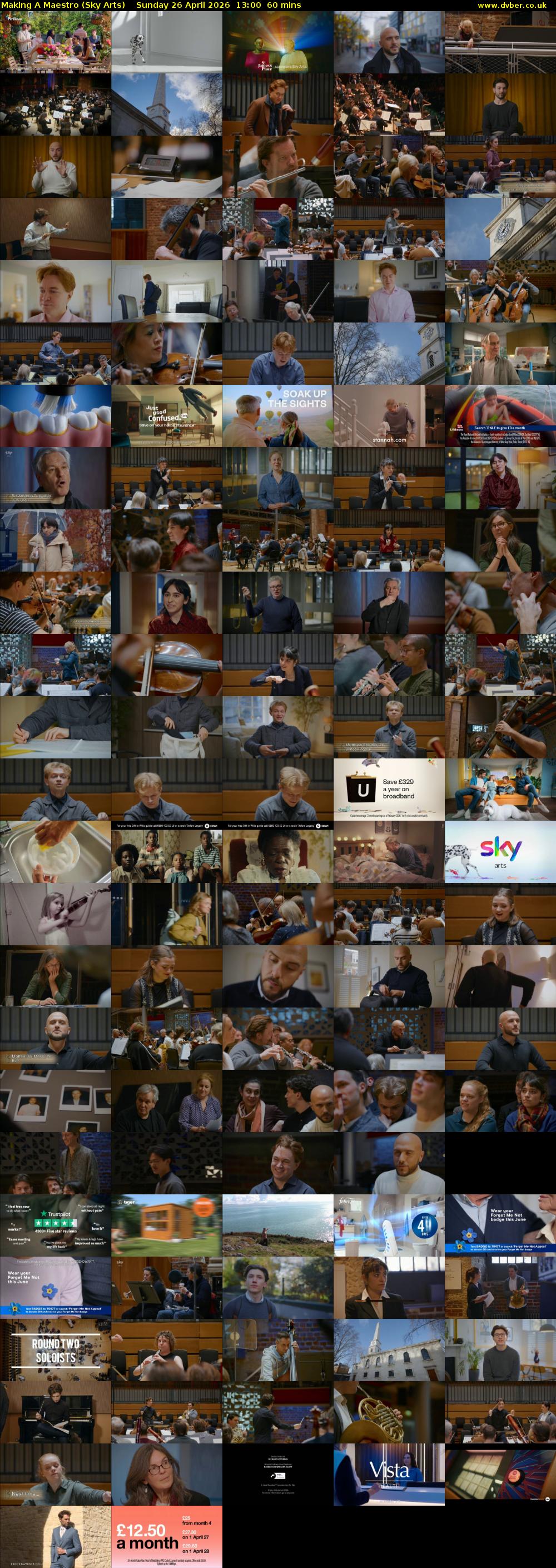 Making A Maestro (Sky Arts) Sunday 26 April 2026 13:00 - 14:00