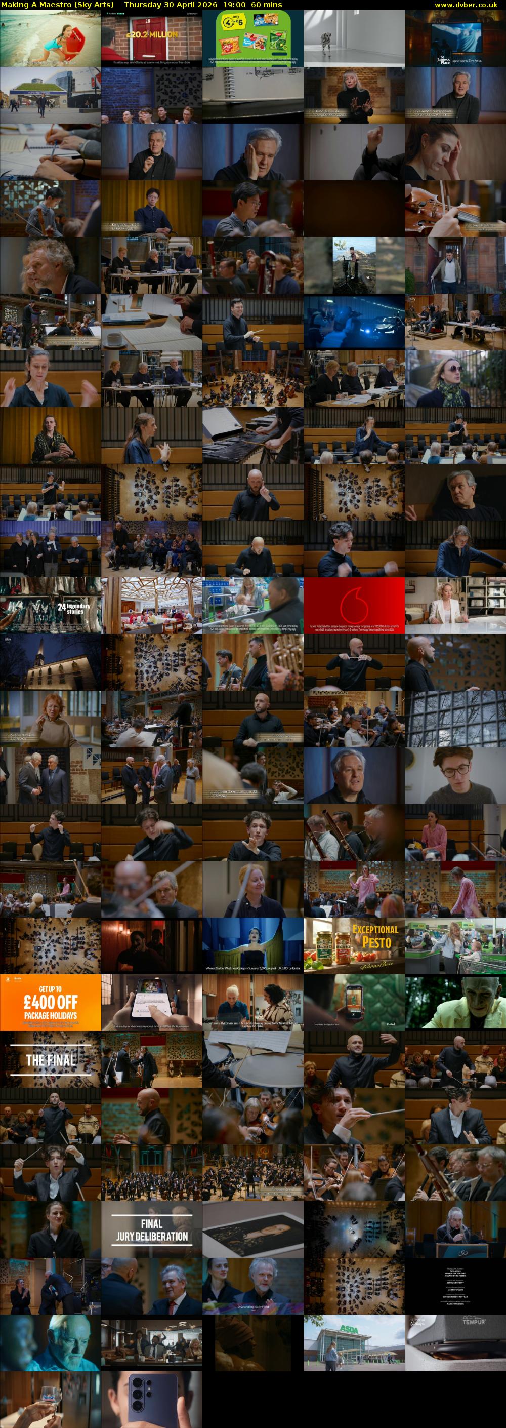 Making A Maestro (Sky Arts) Thursday 30 April 2026 19:00 - 20:00