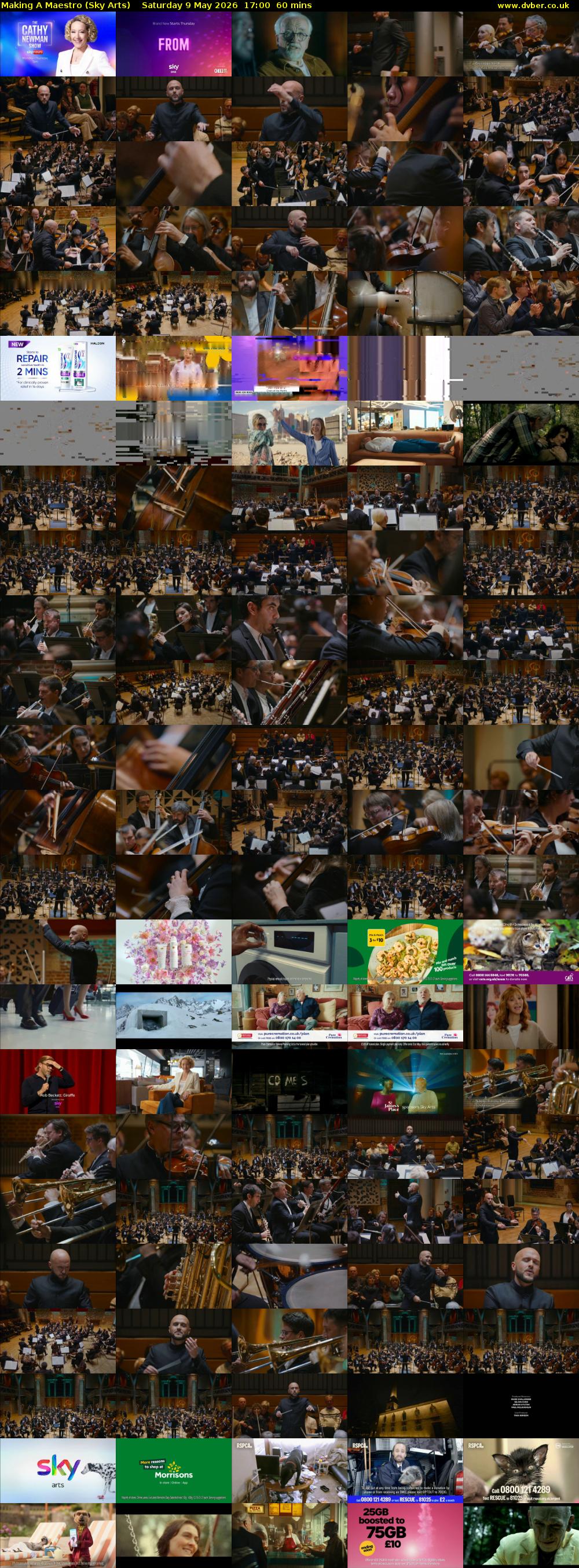 Making A Maestro (Sky Arts) Saturday 9 May 2026 17:00 - 18:00