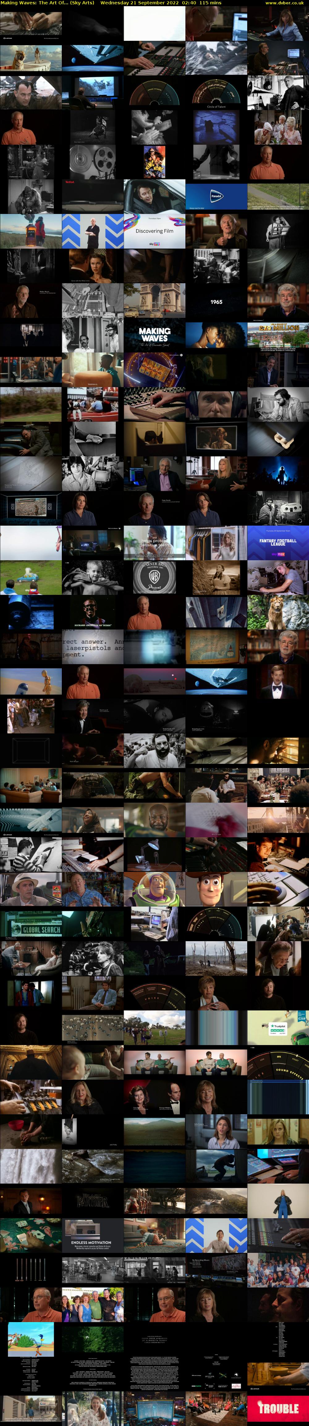 Making Waves: The Art Of... (Sky Arts) Wednesday 21 September 2022 02:40 - 04:35