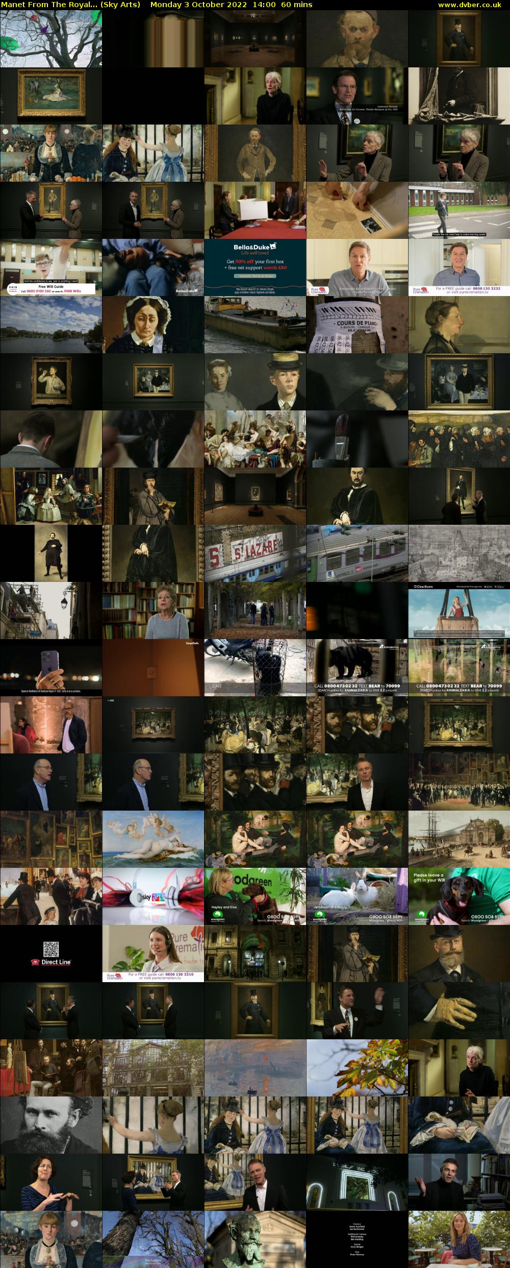 Manet From The Royal... (Sky Arts) Monday 3 October 2022 14:00 - 15:00