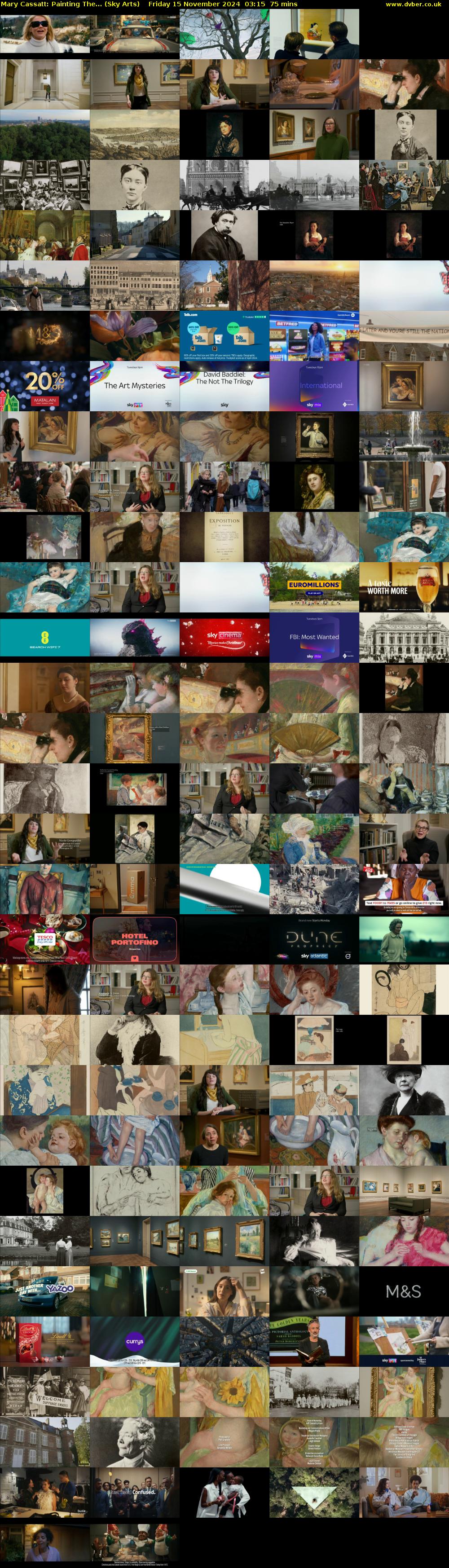 Mary Cassatt: Painting The... (Sky Arts) Friday 15 November 2024 03:15 - 04:30