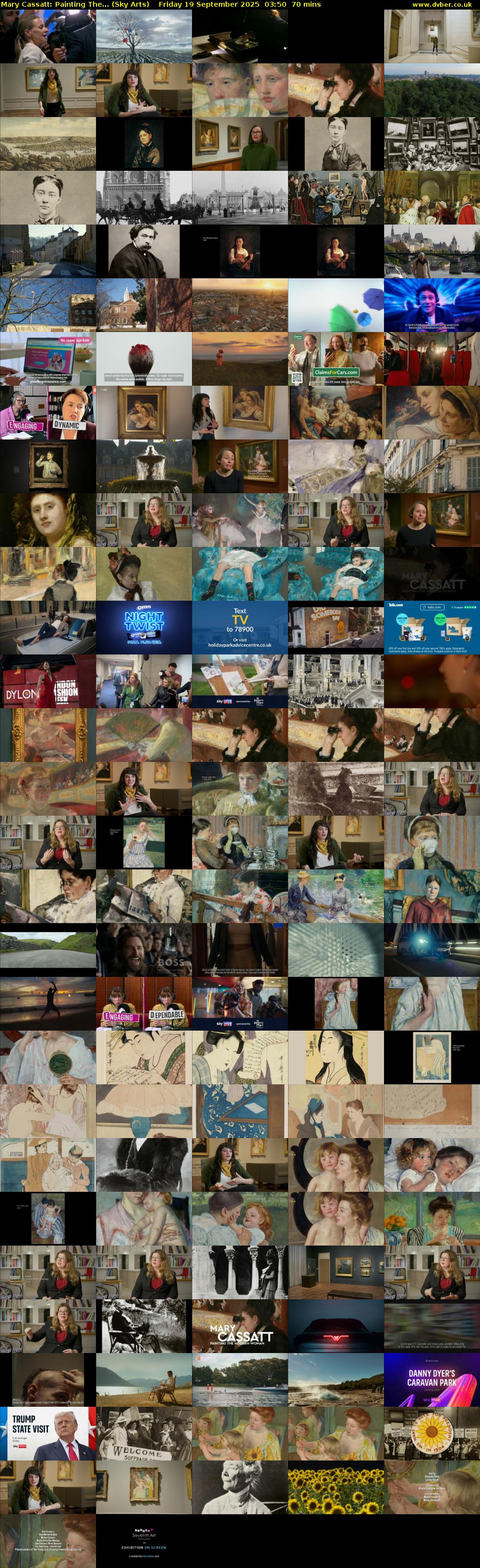 Mary Cassatt: Painting The... (Sky Arts) Friday 19 September 2025 03:50 - 05:00