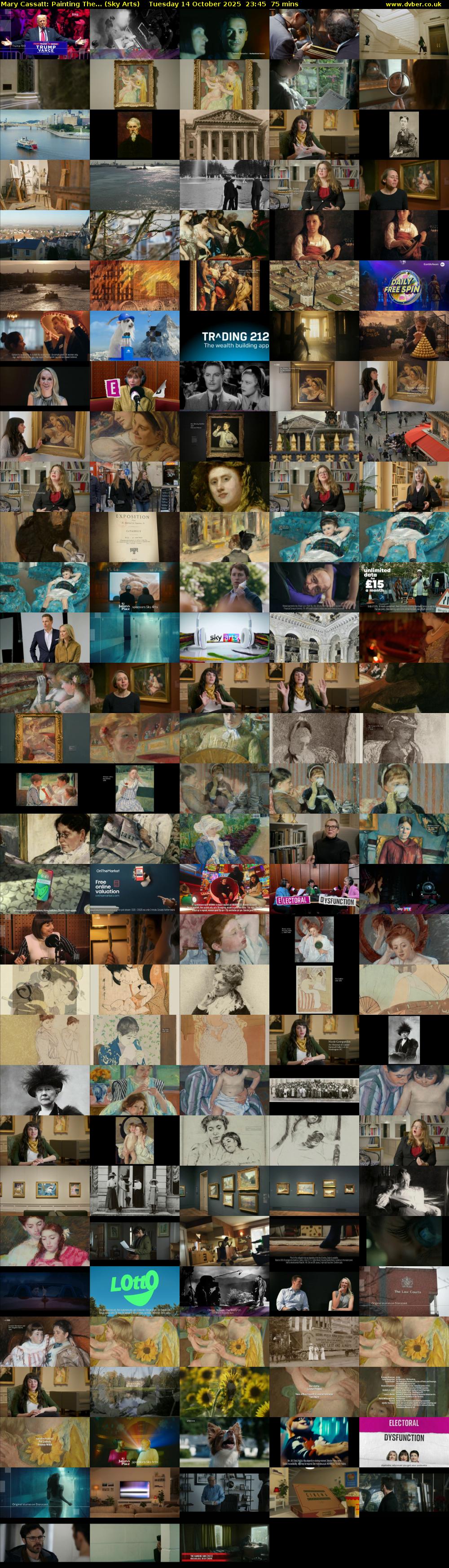 Mary Cassatt: Painting The... (Sky Arts) Tuesday 14 October 2025 23:45 - 01:00