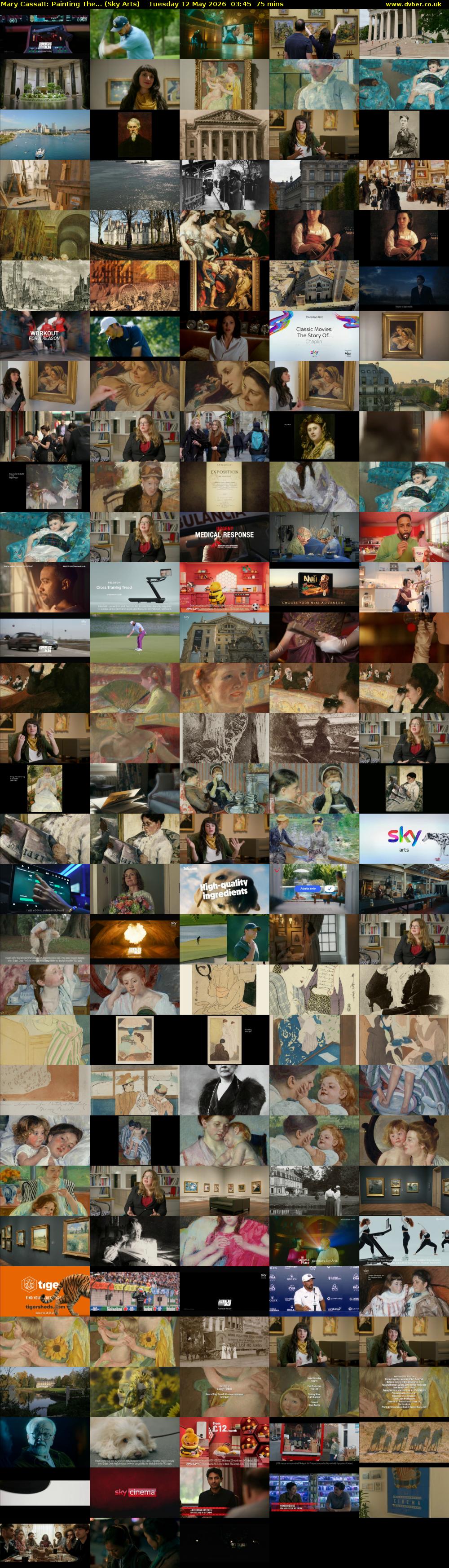 Mary Cassatt: Painting The... (Sky Arts) Tuesday 12 May 2026 03:45 - 05:00