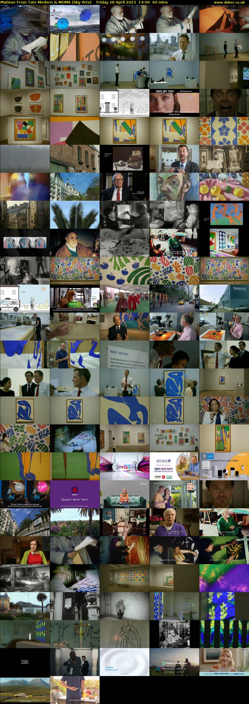 Matisse From Tate Modern & MoMa (Sky Arts) Friday 28 April 2023 14:00 - 15:00