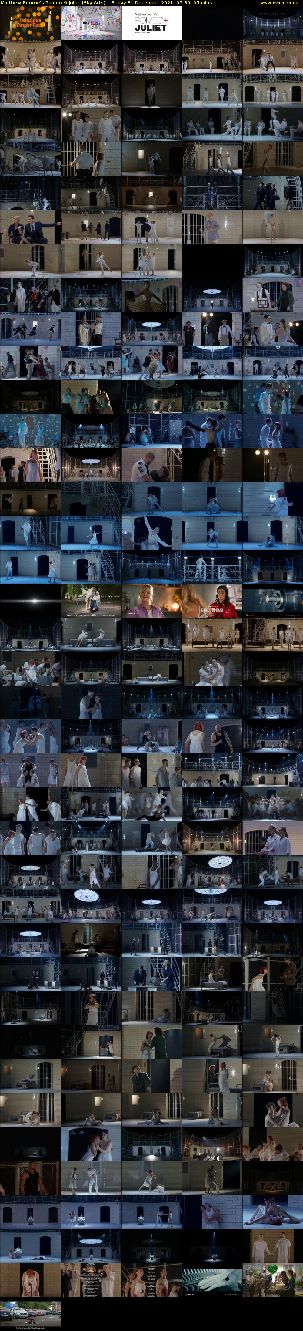 Matthew Bourne's Romeo & Juliet (Sky Arts) Friday 31 December 2021 07:30 - 09:05