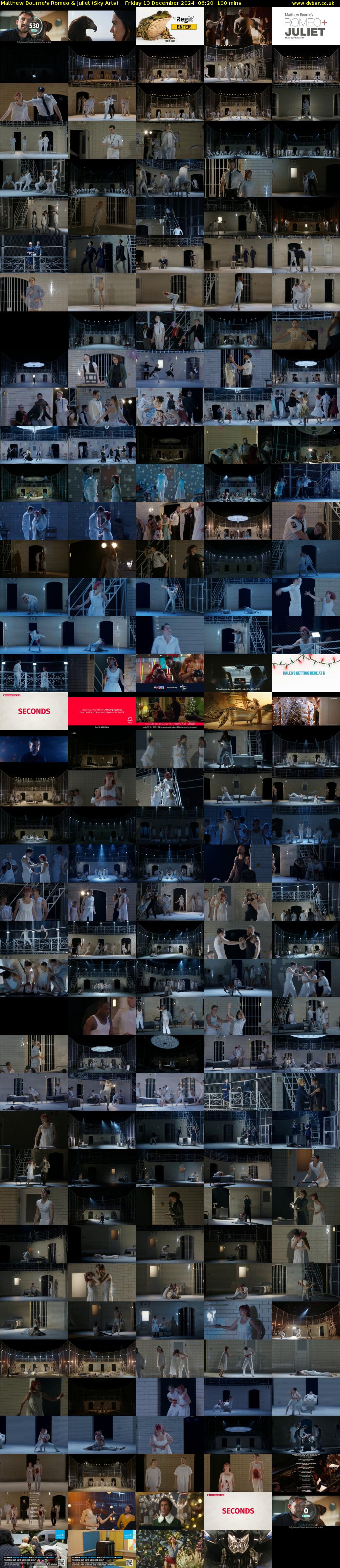 Matthew Bourne's Romeo & Juliet (Sky Arts) Friday 13 December 2024 06:20 - 08:00