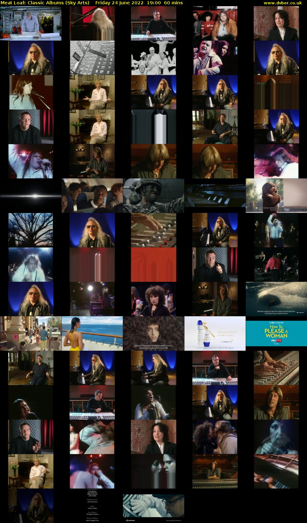 Meat Loaf: Classic Albums (Sky Arts) Friday 24 June 2022 19:00 - 20:00
