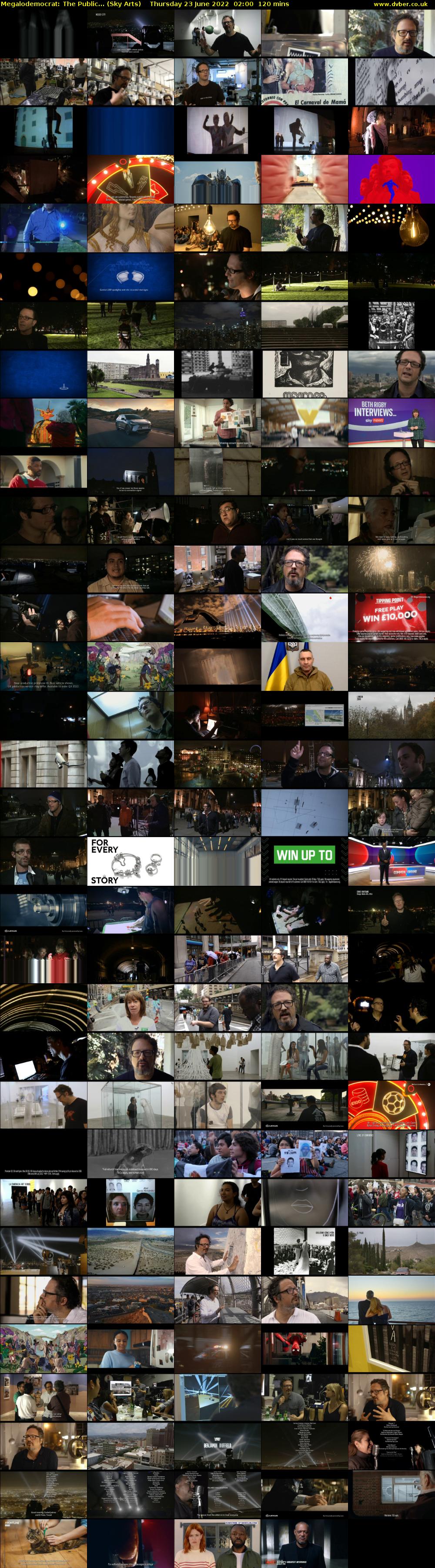 Megalodemocrat: The Public... (Sky Arts) Thursday 23 June 2022 02:00 - 04:00