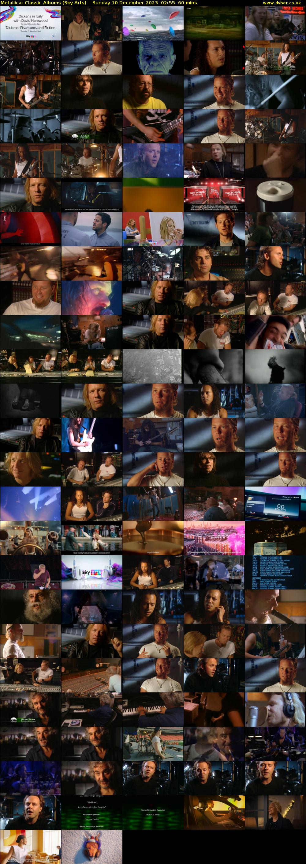 Metallica: Classic Albums (Sky Arts) Sunday 10 December 2023 02:55 - 03:55