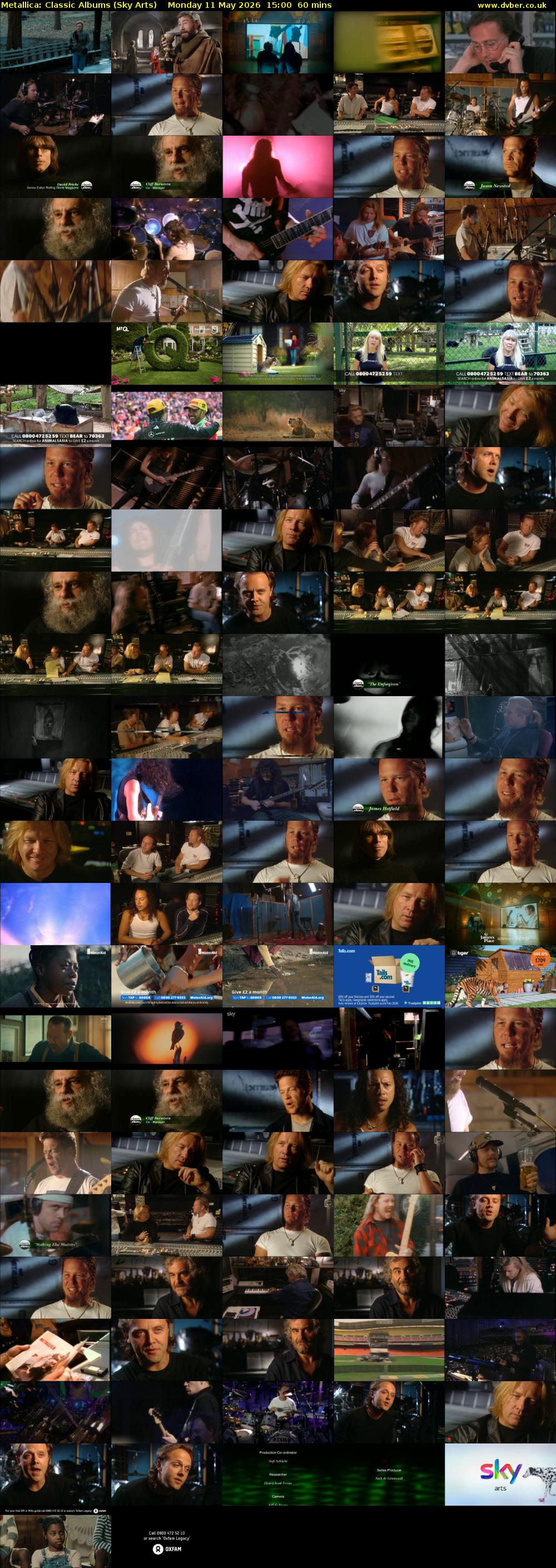 Metallica: Classic Albums (Sky Arts) Monday 11 May 2026 15:00 - 16:00
