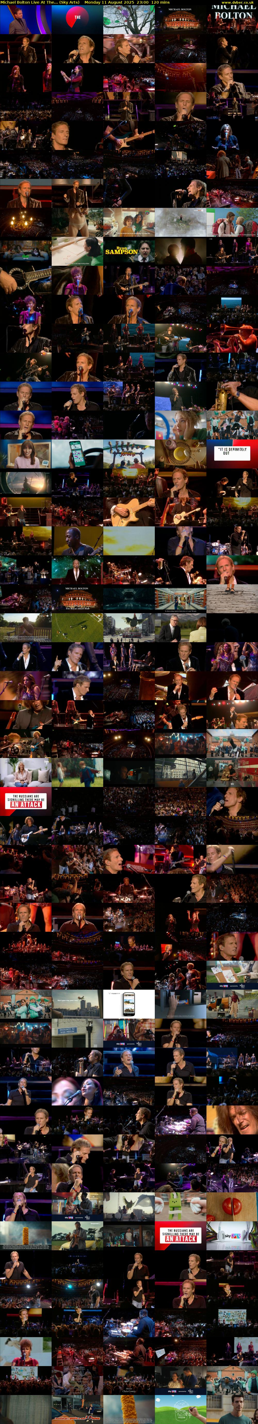 Michael Bolton Live At The... (Sky Arts) Monday 11 August 2025 23:00 - 01:00