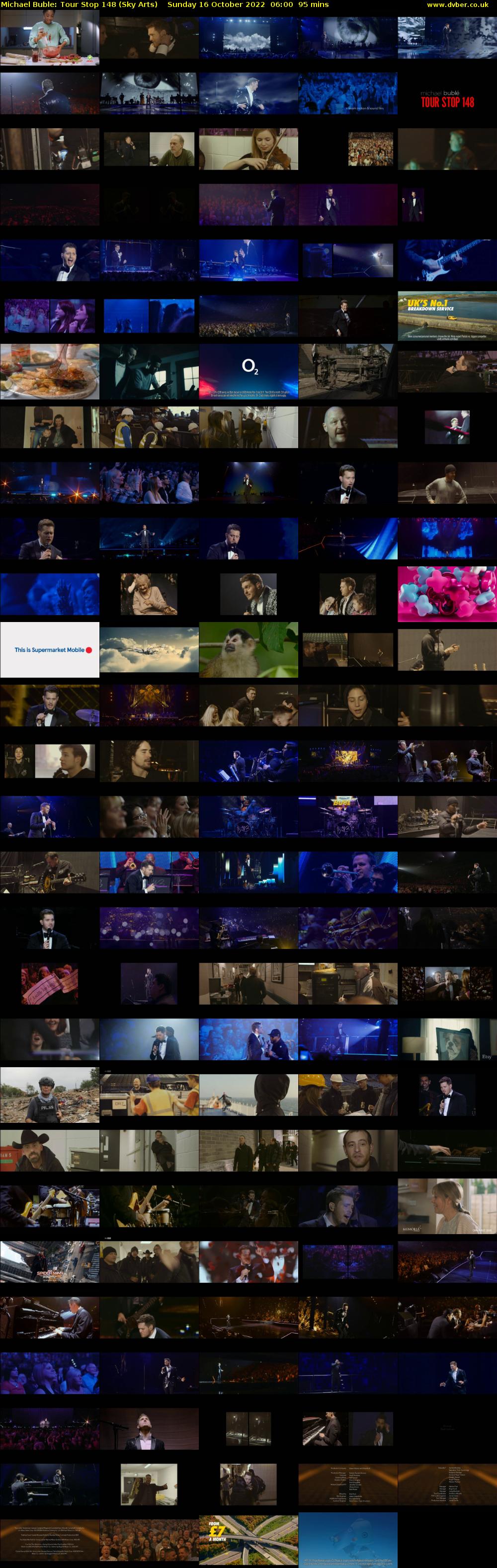 Michael Buble: Tour Stop 148 (Sky Arts) Sunday 16 October 2022 06:00 - 07:35