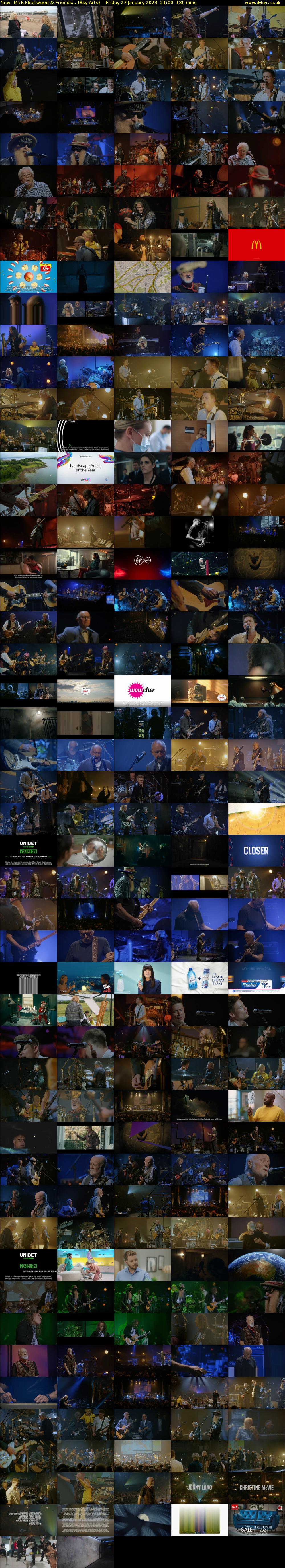 Mick Fleetwood & Friends... (Sky Arts) Friday 27 January 2023 21:00 - 00:00