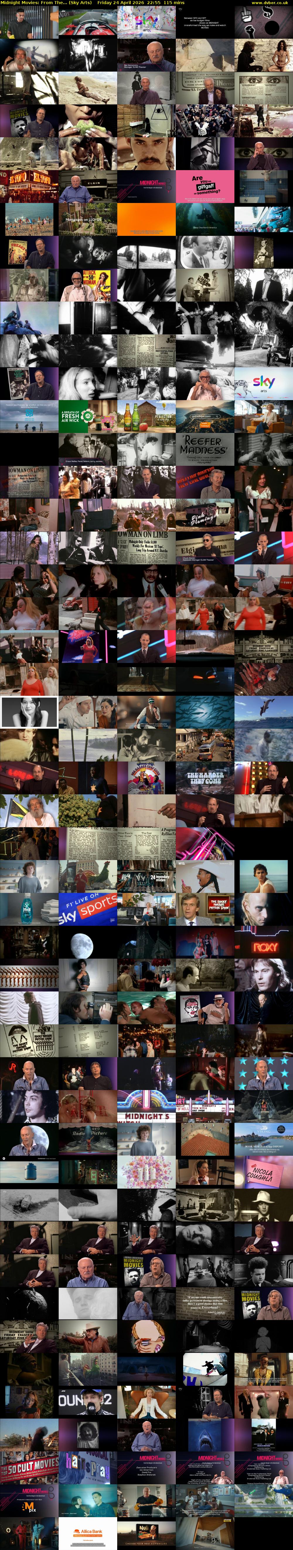 Midnight Movies: From The... (Sky Arts) Friday 24 April 2026 22:55 - 00:50