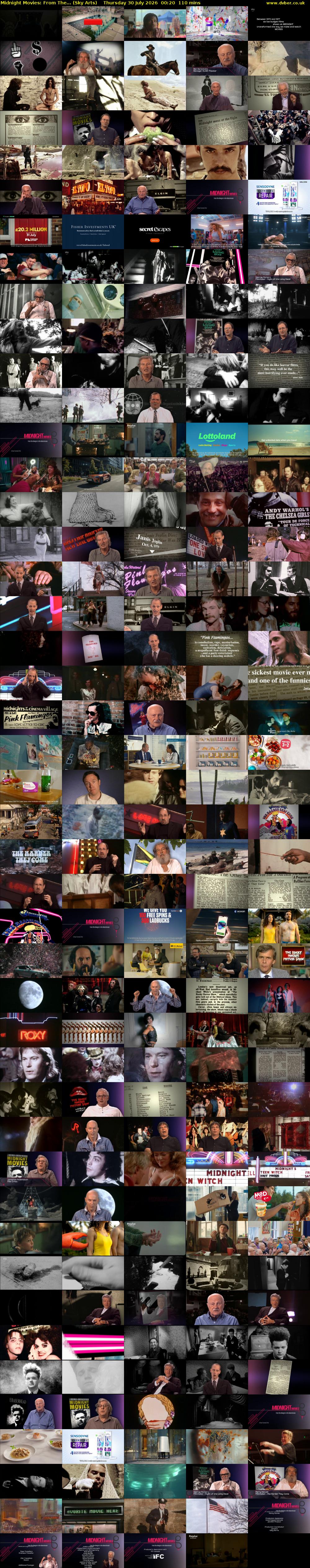 Midnight Movies: From The... (Sky Arts) Thursday 30 July 2026 00:20 - 02:10