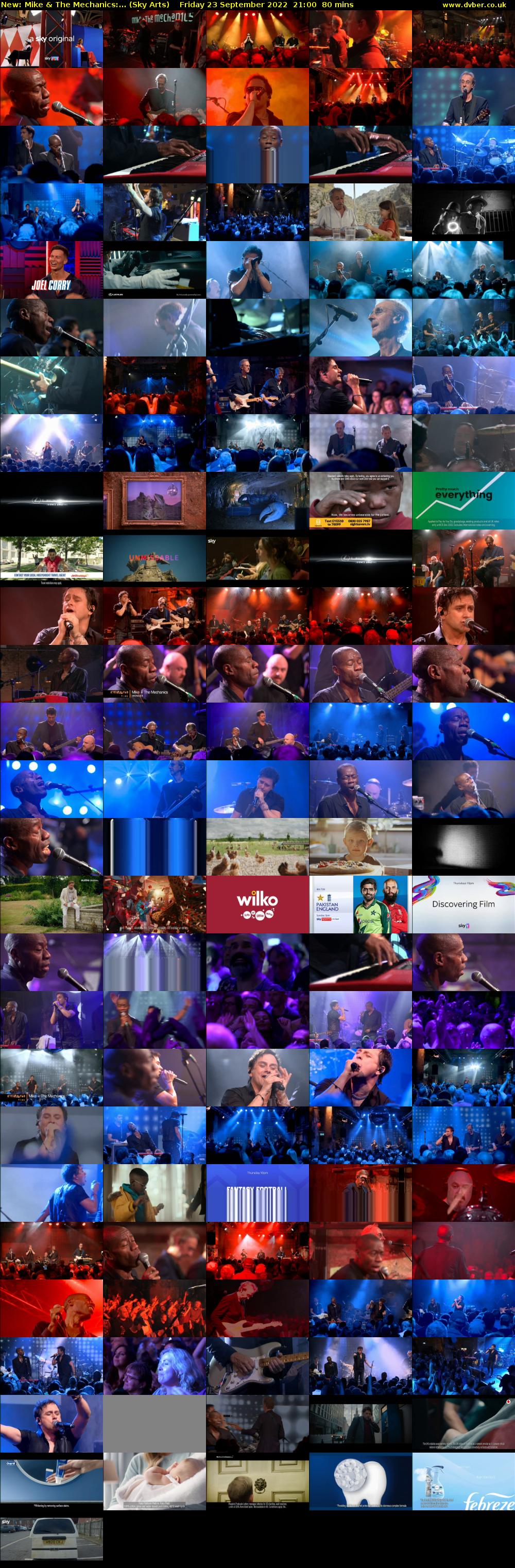 Mike & The Mechanics:... (Sky Arts) Friday 23 September 2022 21:00 - 22:20