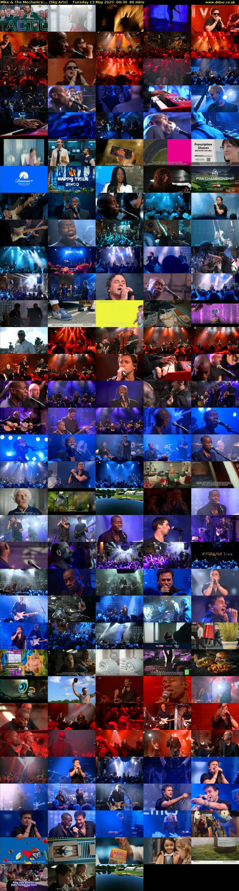 Mike & The Mechanics:... (Sky Arts) Tuesday 13 May 2025 00:30 - 01:50