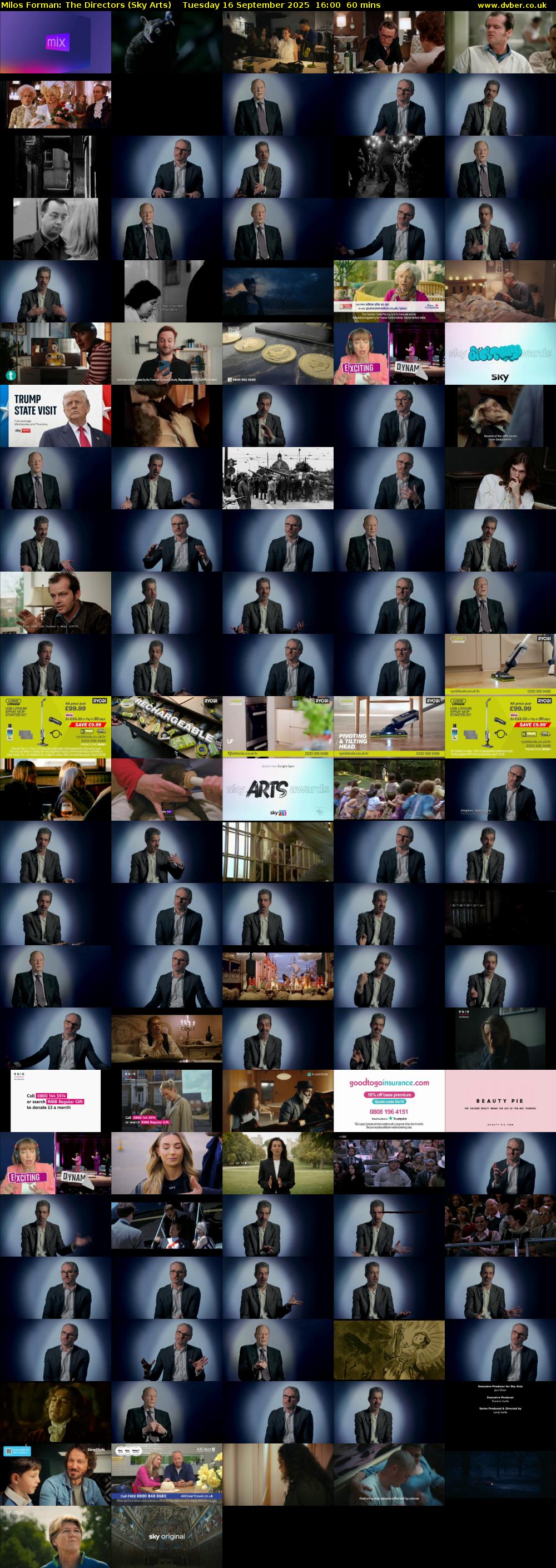 Milos Forman: The Directors (Sky Arts) Tuesday 16 September 2025 16:00 - 17:00